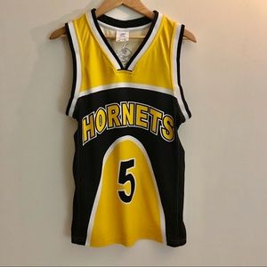 New Orleans Hornets #5 Yellow Dynamic Jersey